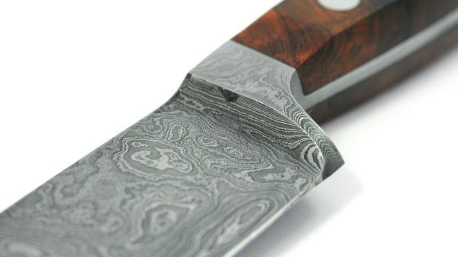 Image du produit Güde Solingen Couteau à jambon en acier damassé (21 cm)
