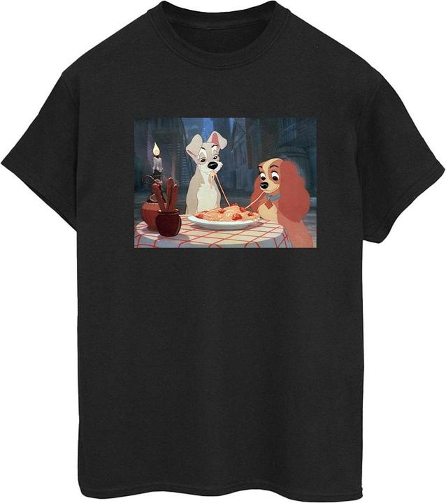 Immagine prodotto Disney Lady And The Tramp Spaghetti Photo Maglietta Ampia Donna (M)