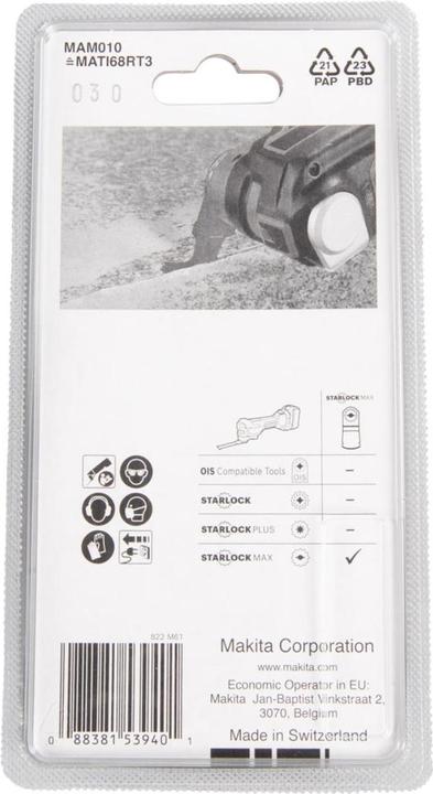 Actual product image Makita Carbide segment saw blade 68 MAM010