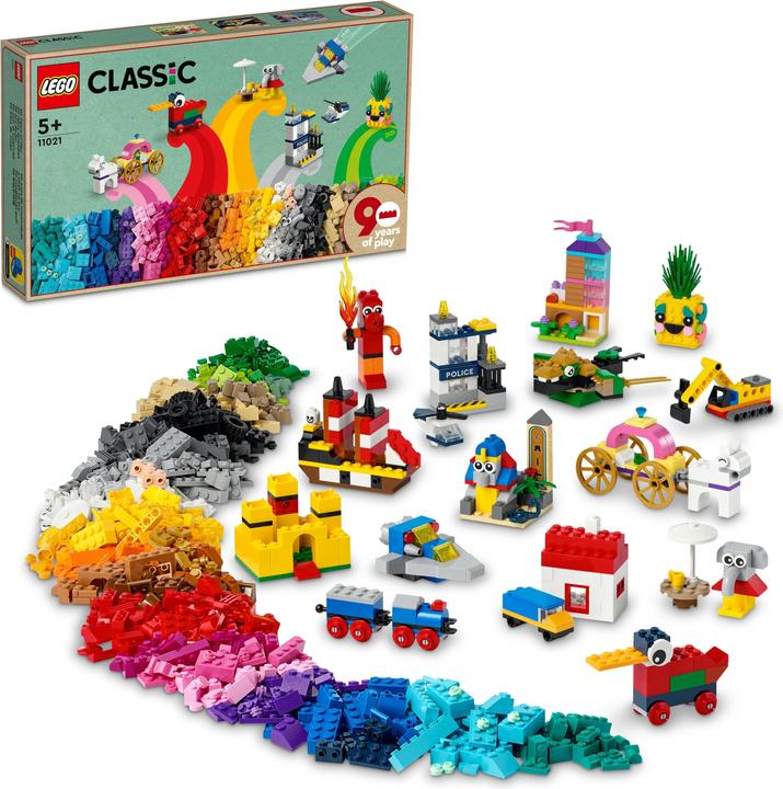 Actual product image LEGO Classic 11021 90 years of play fun (11021, LEGO Classic)