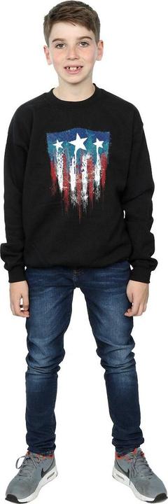Image du produit - Sweat CAPTAIN AMERICA FLAG SHIELD - Garçon (152, 158)