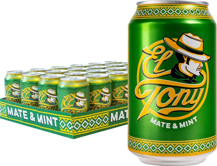 Produktbild El Tony Mate & Mint Tee (24 x 33 cl)