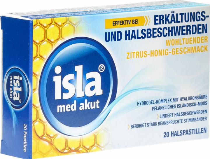 Image du produit Isla Pastilles aux agrumes et au miel 20 pièces (20 pièce(s))
