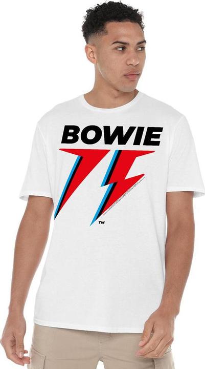 Actual product image David Bowie Mens 75 Logo T-Shirt (4XL)