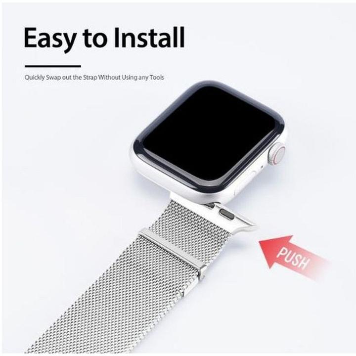 Produktbild Dux Ducis Milanese Series Edelstahl Ersatz Armband (45 mm, 42 mm, 44 mm, Edelstahl)