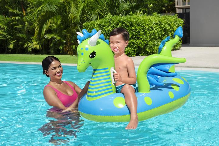 Actual product image Bestway Inflatable Figure Fantasy Dragon Ride-On