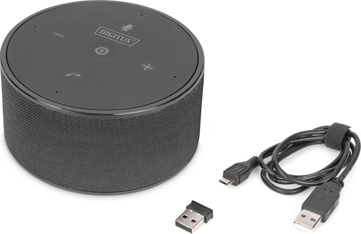 Produktbild Digitus Mobiler Konferenz-Lautsprecher, Bluetooth und USB kompatibel (10 h, Batteriebetrieb)
