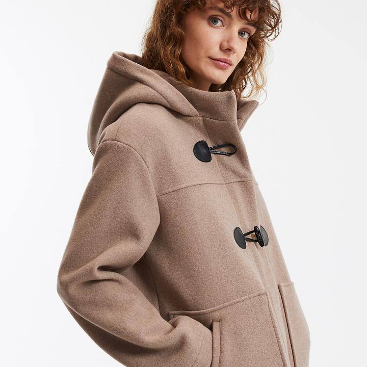 Produktbild La Redoute Collections Halblange Winterjacke im Dufflecoat-Stil (46)