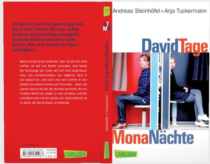 Actual product image David days, Mona nights (Andreas Steinhöfel, Anja Tuckermann, German)