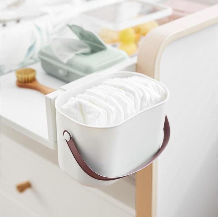 Actual product image Rotho Babydesign Wickeltisch-Organizer YUMA Mistletoe White