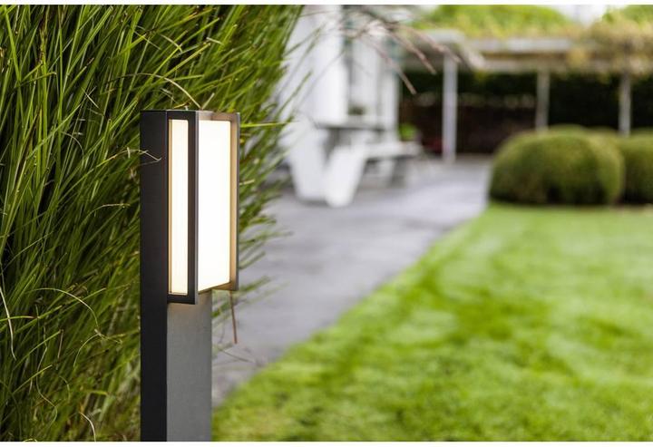 Actual product image Lutec LED outdoor floor lamp Qubo (1100 lm, IP54)