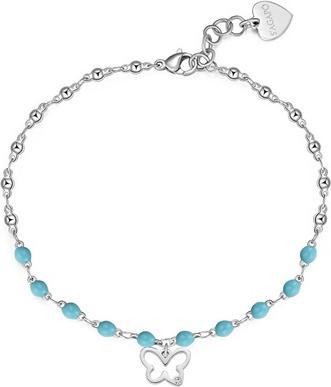 Actual product image Sagapo S'Agapo Beaded Ankle Bracelet Butterfly Vibes Svb18