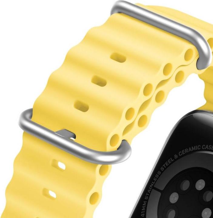 Produktbild Dux Ducis Strap Watch Strap 8 / 7 / 6 / 5 / 4 / 3 / 2 / SE (41 / 40 / 38mm) Silicone Band Bracelet Y (40 mm, 38 mm, 41 mm, Edelstahl, Silikon (liquid))