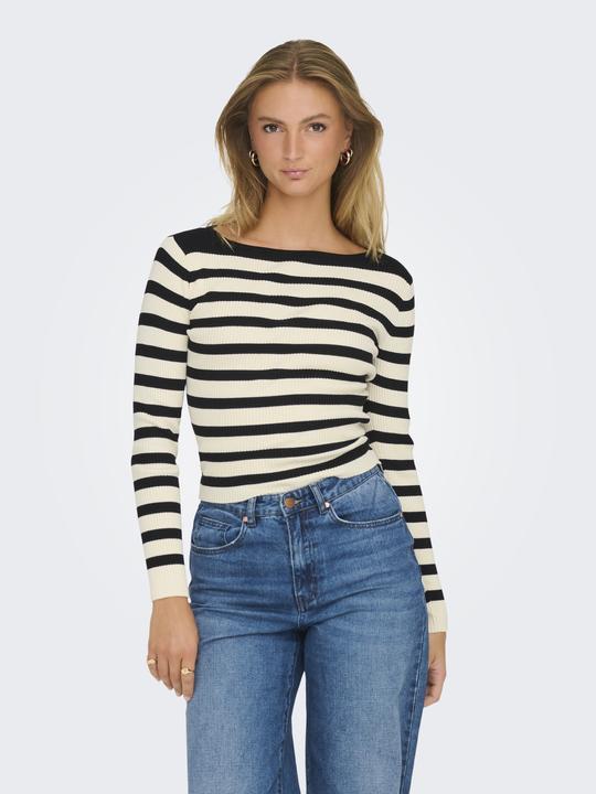 Produktbild JdY Jdynanna L/S Boat Neck Pullover Knt (S)
