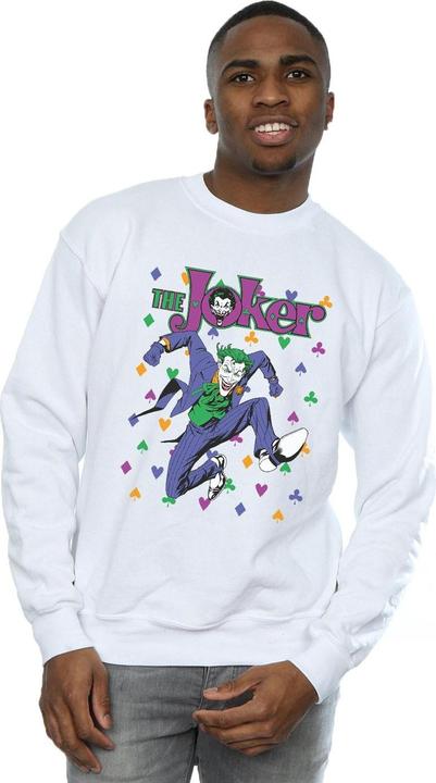Actual product image Mens Batman Joker Cards Jump Cotton Sweatshirt (S)