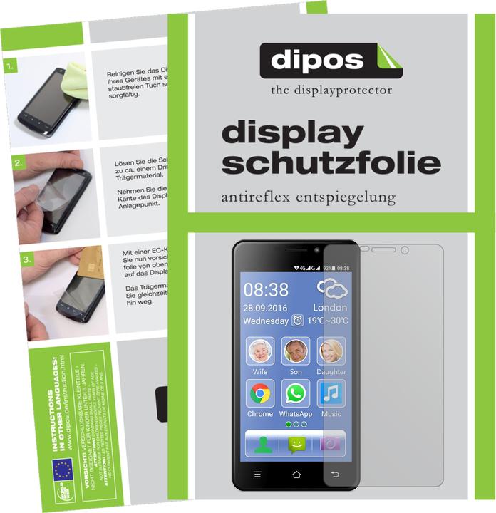 Produktbild Dipos Displayschutzfolie Antireflex (2 Stück, Switel eSmart M2)