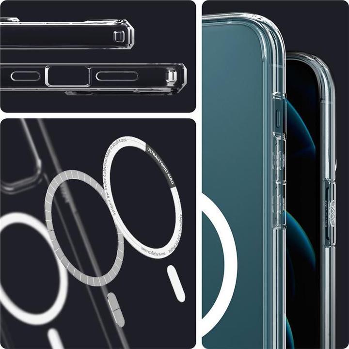 Immagine prodotto Spigen Crong ULTRA HYBRID MAG MAGSAFE IPHONE 12 PRO MAX Baltas (Apple iPhone 12 Pro Max)