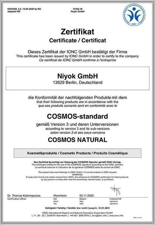 Immagine prodotto Niyok Dentifricio Olio di cocco Ice Mint 75 ml (75 ml)