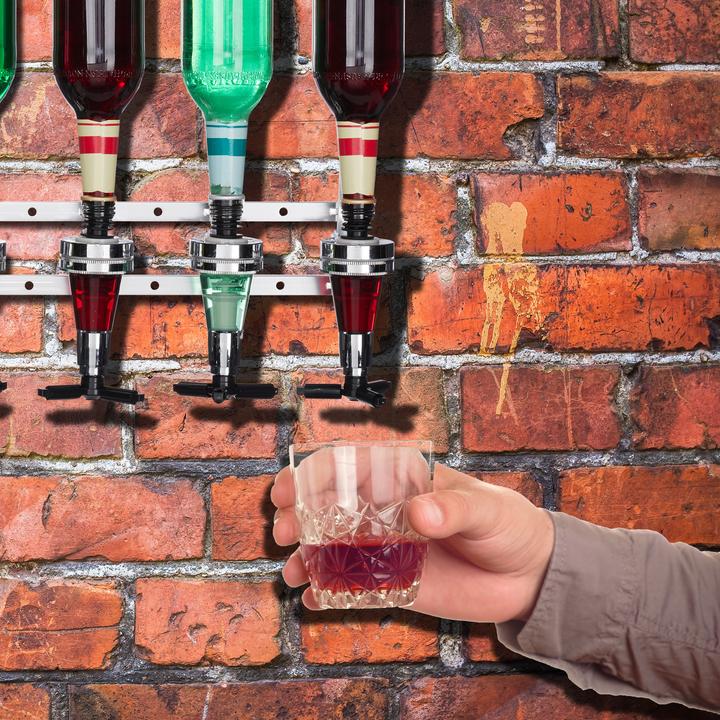 Actual product image Relaxdays Wall-Mount Bar Butler (Dosing spout + pourer)