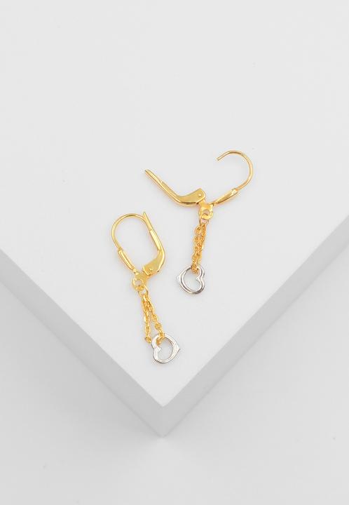 Produktbild Muau Ohrhänger (750, 18K Gelbgold, Weissgold)