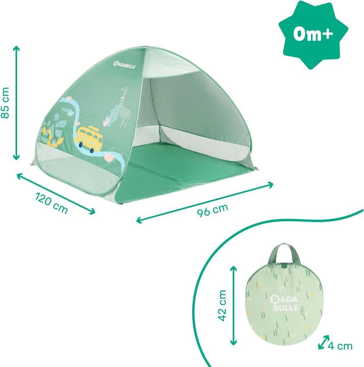 Produktbild Badabulle Strandmuschel mit UV-Schutz 50 plus