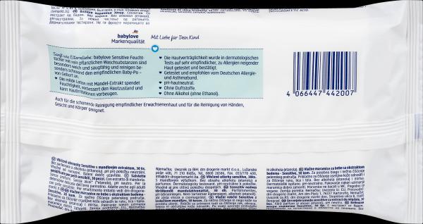 Actual product image dm babylove Sensitive (30 Piece)