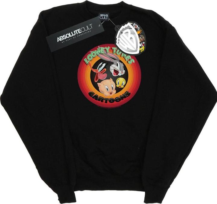 Immagine prodotto Looney Tunes Cartoons Circle Felpa Uomo (L)