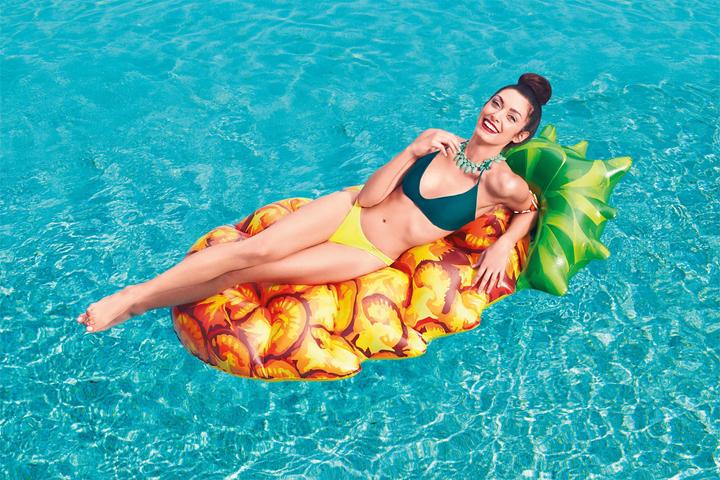 Produktbild Bestway Aufblasbare Matratze Ananas, 1,74 mx 0,96 m, 43310