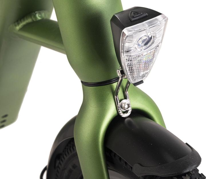 Produktbild Adore E-Citybike 20" Alu Kompaktfahrrad C-200 Compact Bike Heckmotor 45NM / 10,4Ah Metallic-Grün (42 cm)