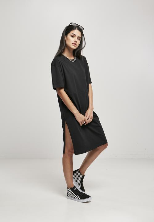 Actual product image Urban Classics Ladies Organic Oversized Slit Tee Dress (3XL)