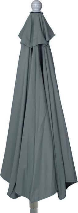 Image du produit Swisshandel24 Parasol alu semi-circulaire, demi-parasol balcon, UV 50+ 270cm anthracite sans support - 19663 (2.60 m)