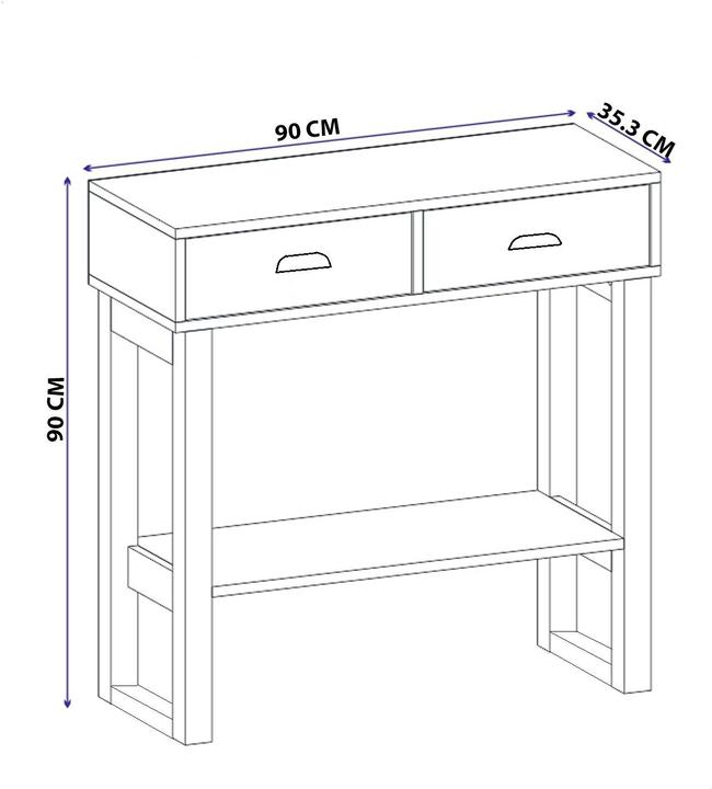 Actual product image Kalune Design Axton (90 x 35 x 90 cm)