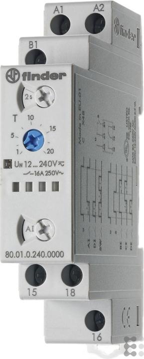 Finder Zeitrelais Multifunktion Typ 80.01