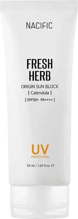 Actual product image Nacific Fresh Herb Origin Sun Block (Suntan cream, SPF 50, 50 ml)
