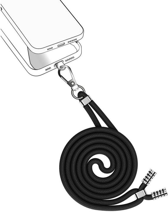 Valenta Universal Handykette Schwarz, Befestigung: Haken
