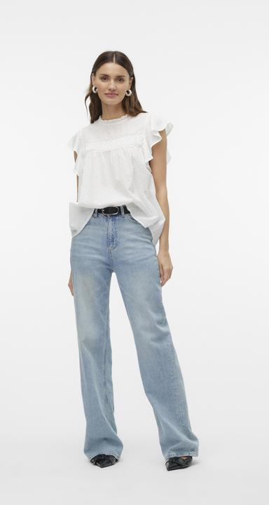 Actual product image Vero Moda Vmtrine Sl Lace Top Wvn Ga Noos (XS)