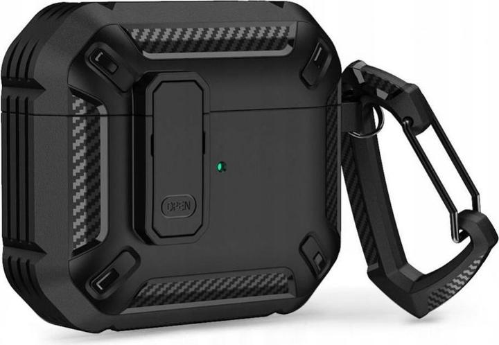 Produktbild Tech-Protect X-Carbo Apple Airpods Pro 1 / 2 Black (Kopfhörer Tasche)