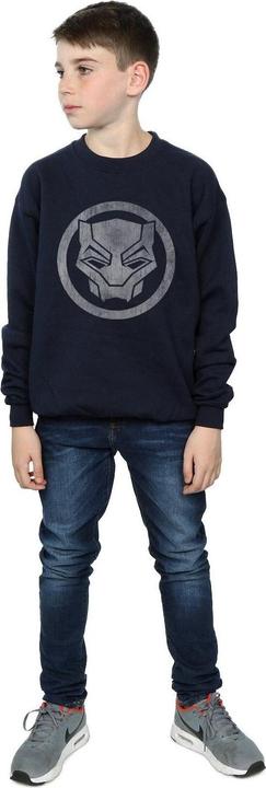 Image du produit - Sweat BLACK PANTHER DISTRESSED ICON - Garçon (152, 158)