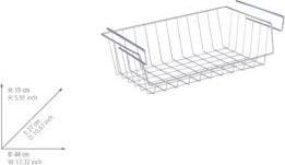 Actual product image Wenko Shelf clip-on basket