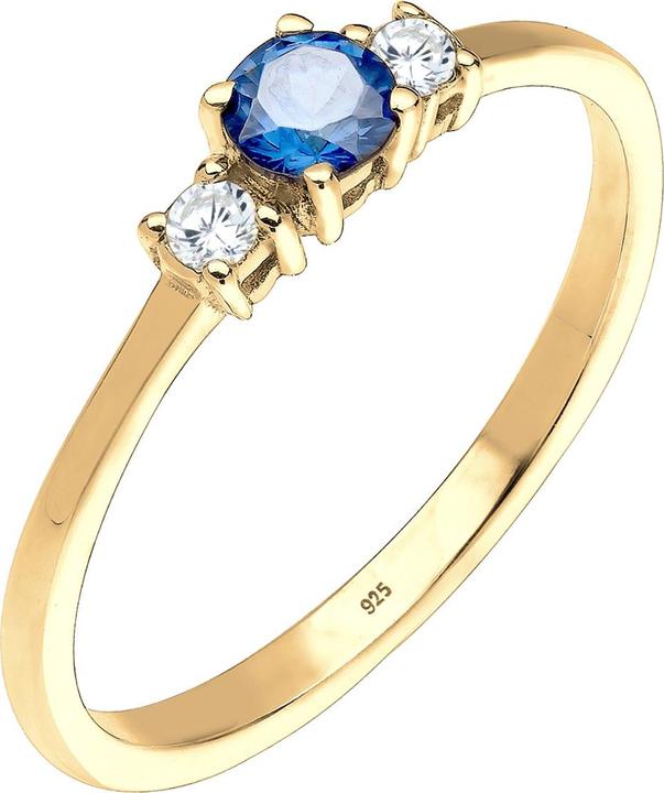Elli Ring Verlobungsring Zirkonia 925 Sterling Silber