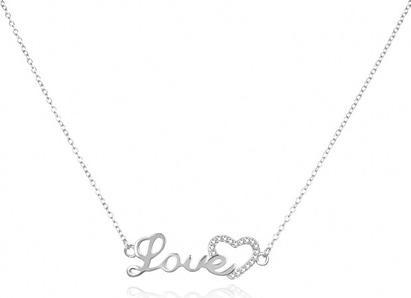 Agato Silver necklace Love AGS1574/47