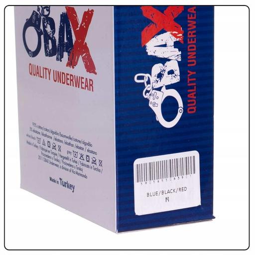 Image du produit Obax Sous-Vêtements Boxer Homme 3p Noir/Rouge/Bleu M (M)