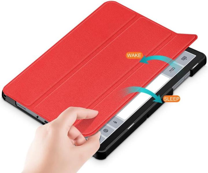Produktbild Cover-Discount Galaxy Tab A9+ - Tri-fold Smart Case rot (Galaxy Tab A9+)