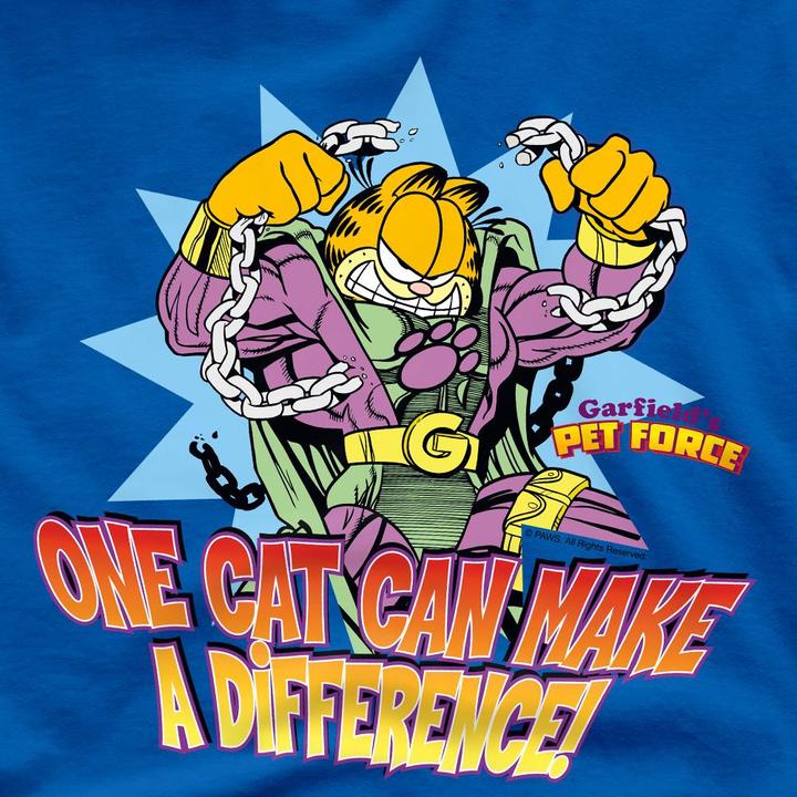Actual product image Garfield Mens Make A Difference T-Shirt (4XL)