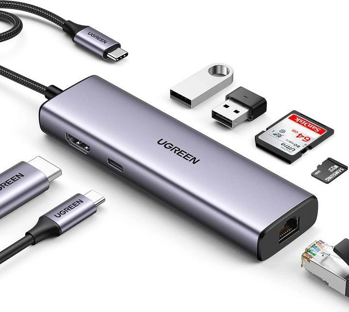 Image du produit Ugreen USB Hub 3.0 (USB-C, 5 Ports)