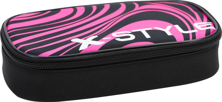 Actual product image Jumbo pencil case black/neon pink