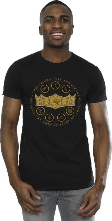 Image du produit Game of Thrones - T-shirt GODS KINGS FIRE AND BLOOD - Homme (M)