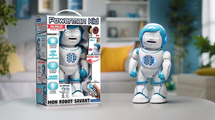 Actual product image Lexibook Powerman Kid Learning Robot ROB90FR (English, French)