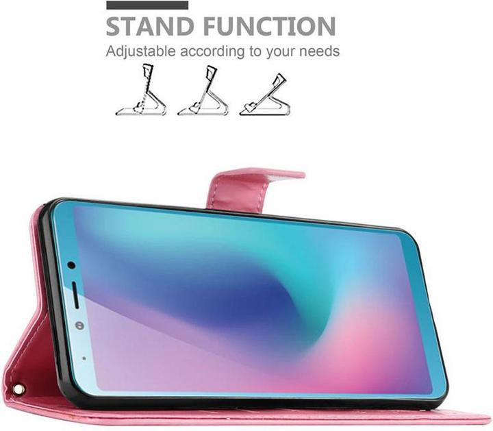 Produktbild Cadorabo Flower Book Cover (Samsung Galaxy A6s)