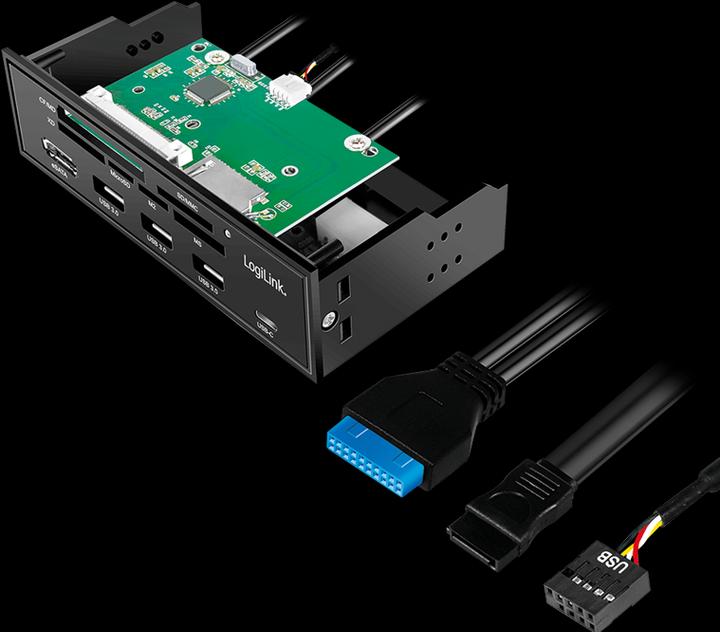 Actual product image LogiLink Multifunktions-Panel (SATA)
